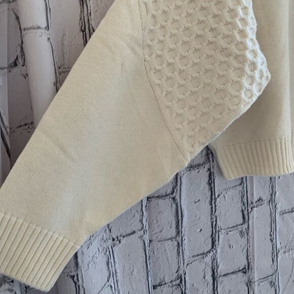 Bb Dakota Wing Commander Ivory Sweater - Picture 6 of 8